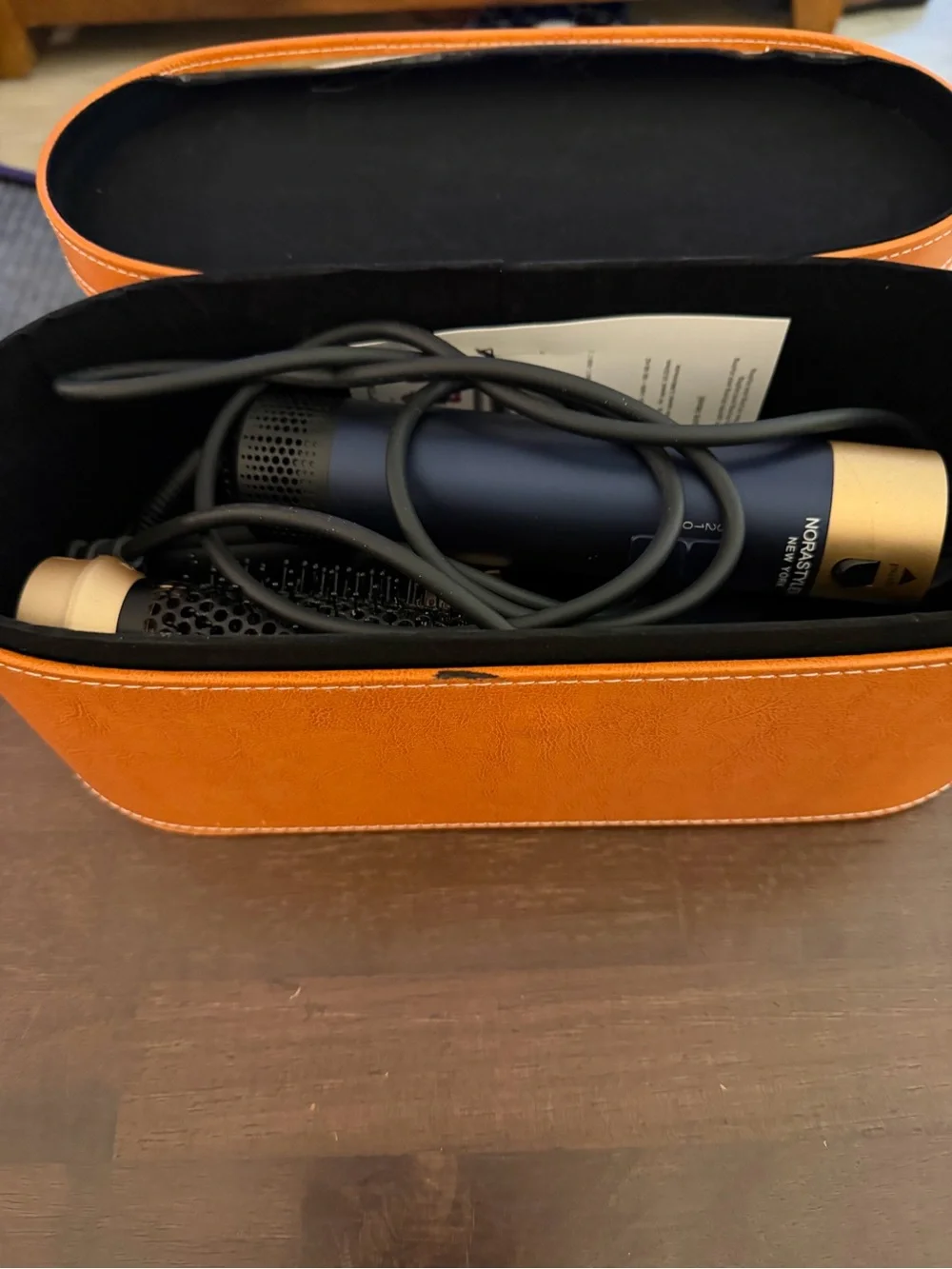 New York Portable Hair Styler - Blue & Gold